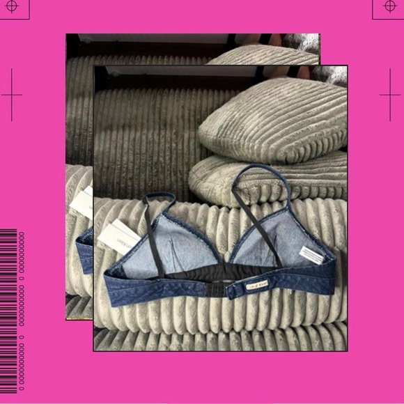 calvin klein denim bra - Picture 2 of 3